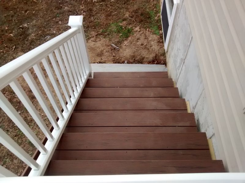 Completed Wooden Railing
